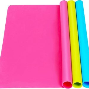 3 Pack Silicone mat Large Silicone Sheets for Crafts